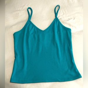 Wet Seal size small tank top v neck teal color